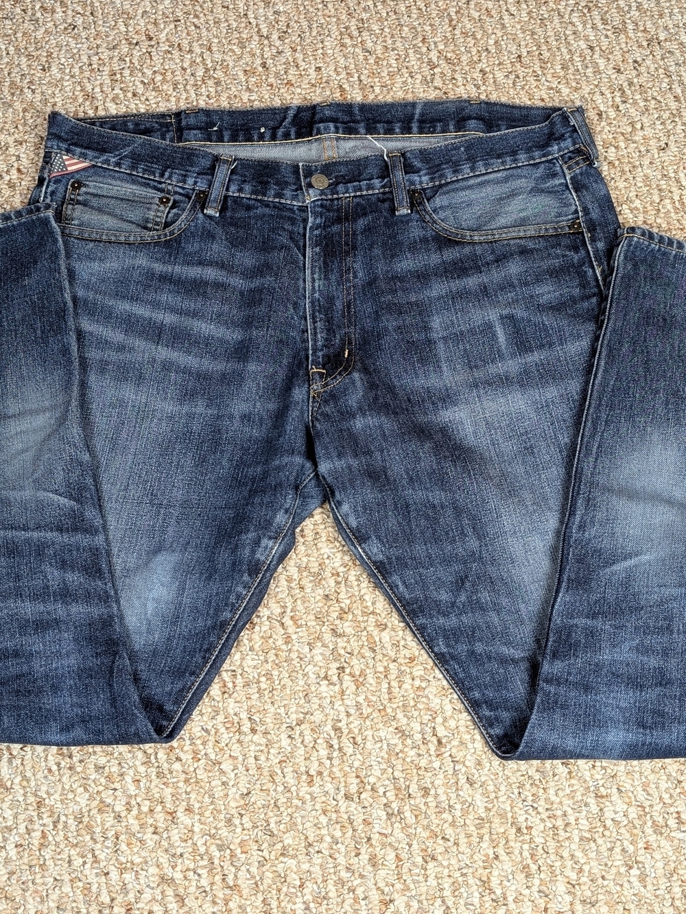 Denim & Supply Ralph Lauren Slim Fit Jeans Men's 38 Blue Medium Wash Stretch Den